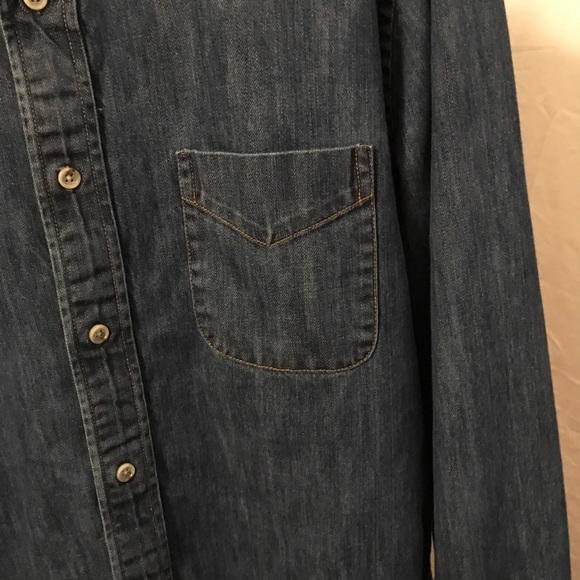 JCrew Mens buttondown denim shirt- XL-EUC⭐️ - Picture 7 of 7